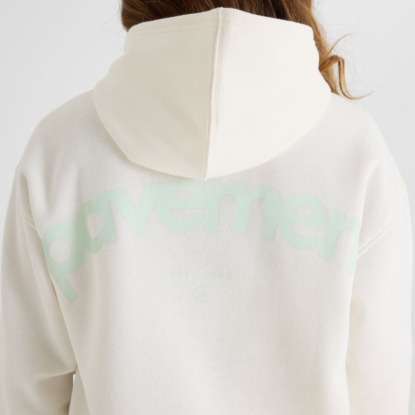 Marshmallow Back Print Hoodie