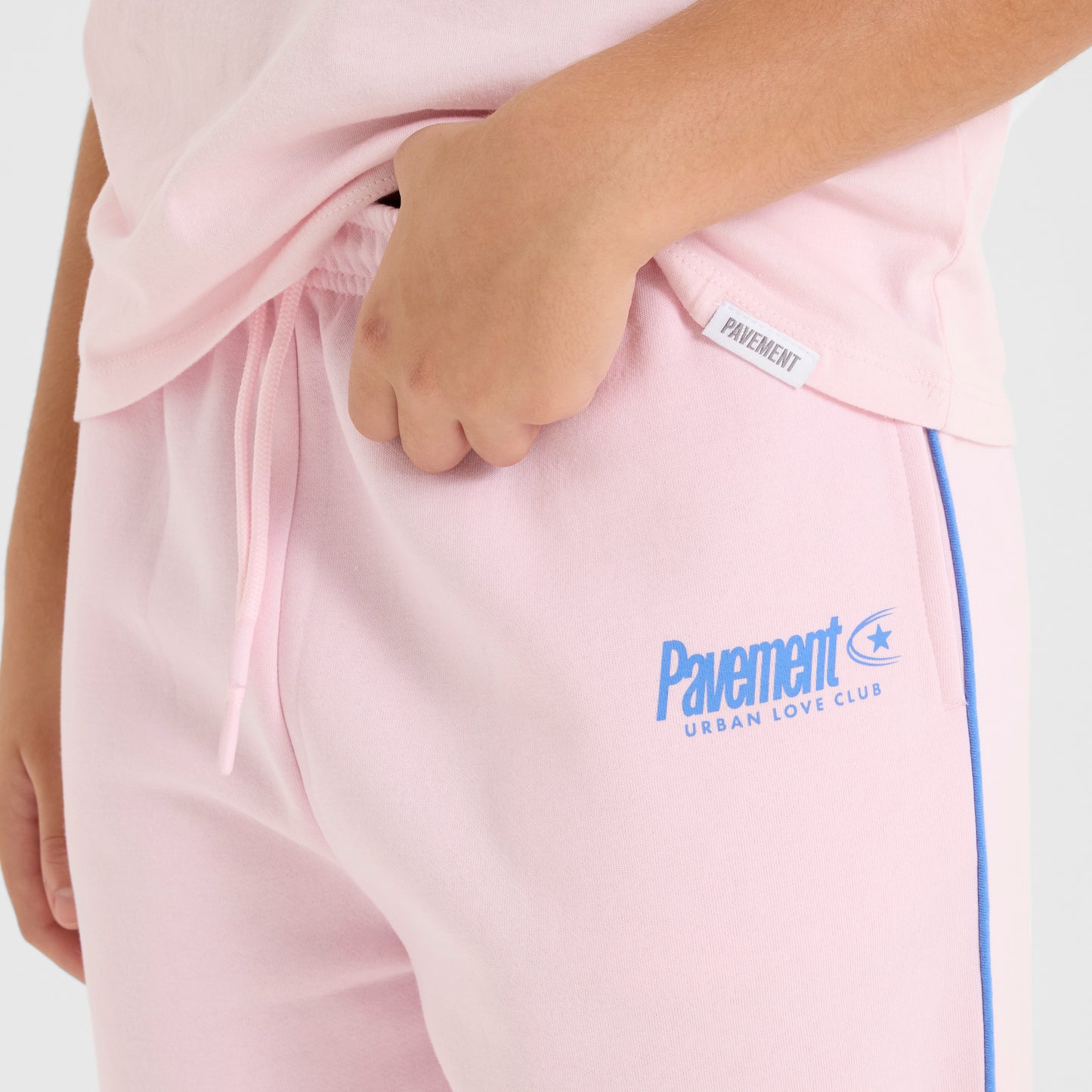 Light Pink Cuff Track Pants